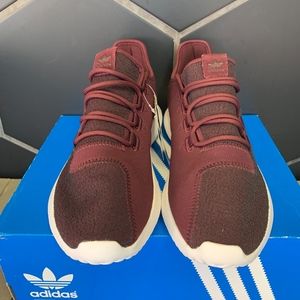 adidas tubular runner maroon